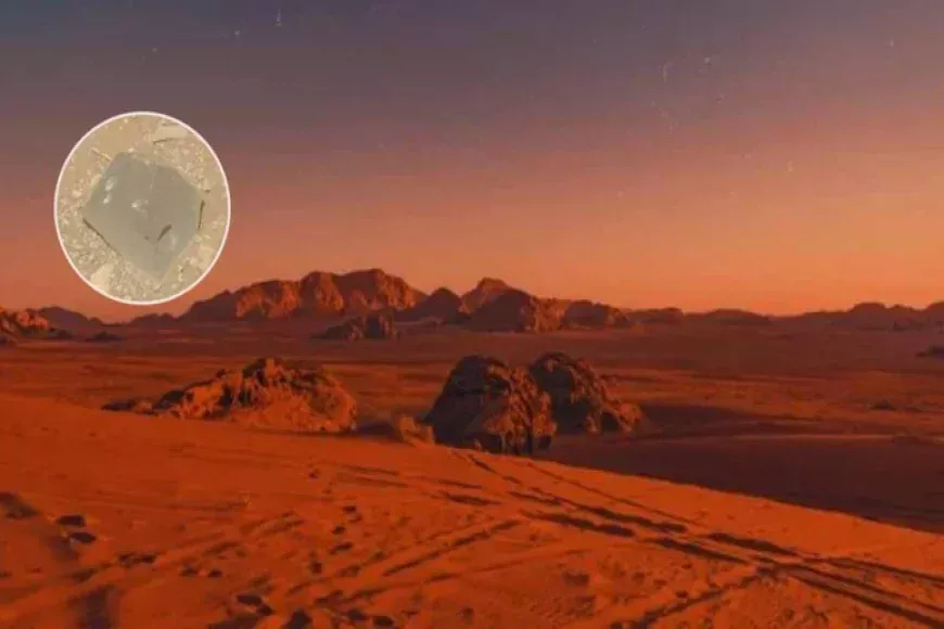 العثور على هيكل غامض على شكل جمجمة على المريخ