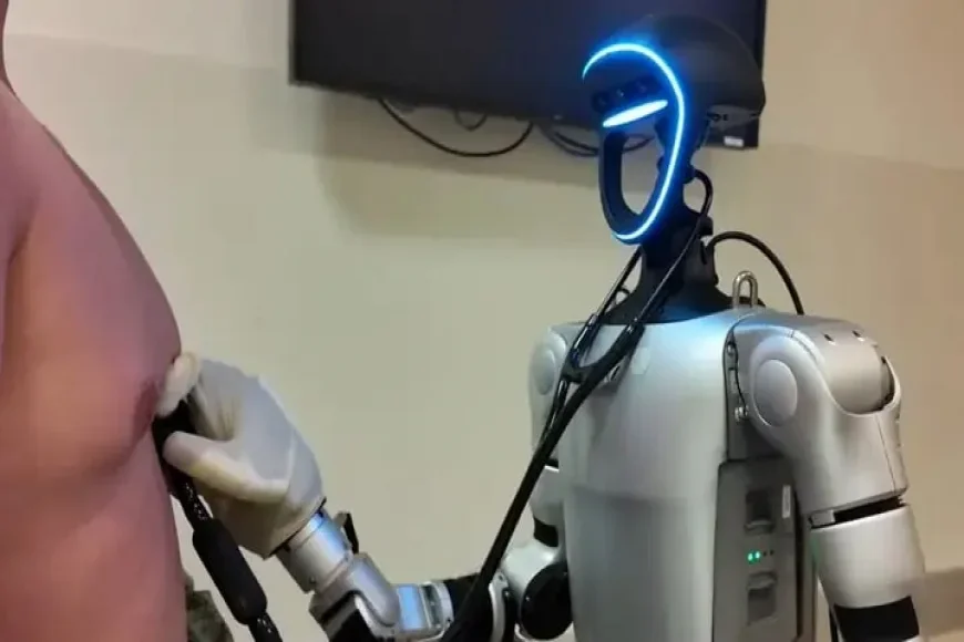 ستعمل الروبوتات الآن في المستشفيات الإقليمية! لقد ذهبوا إلى الجراحة، بل وأجروا فحصاً
